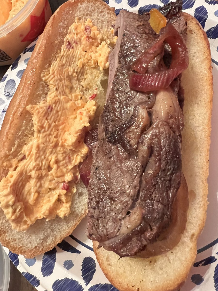 Chris__Edwards's tweet photo. Today on #CookingWithChris
Grilled ribeye steak sandwiches with grilled peppers and onions with pimento cheese
Featuring loaded cheese fries https://t.co/wndKpMshzo