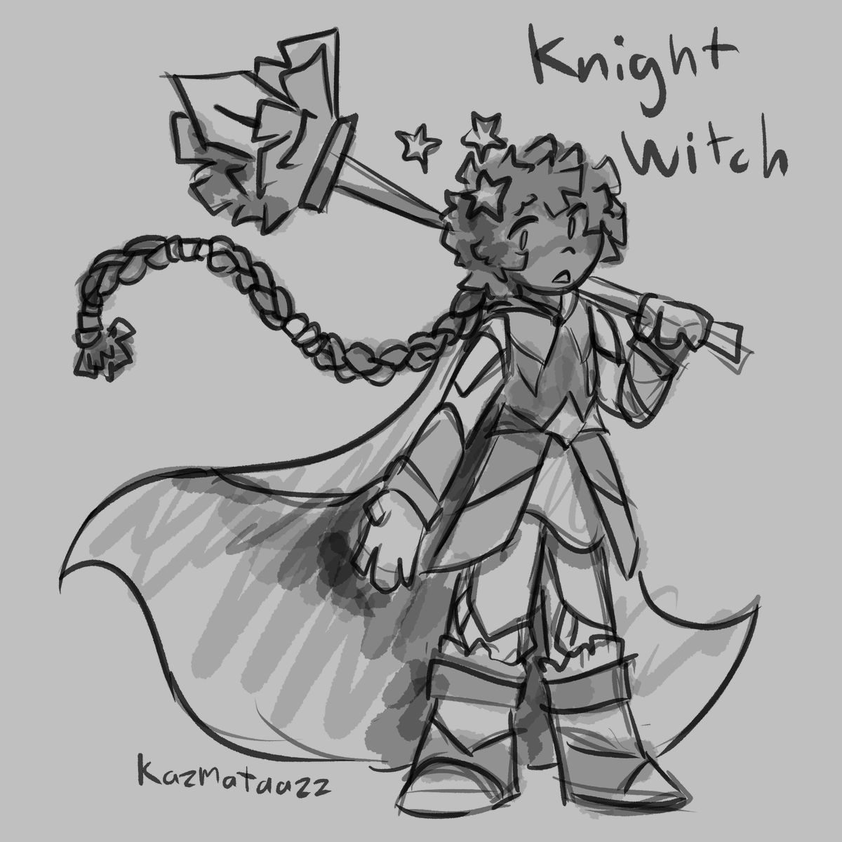 'You'd be surprised how many witches hide amongst the knight's ranks.'
#witchtober2022 #inktober2022 #inktoberday2 #witchtoberday2 #LSBWitchtober #LSBWitchtober2022