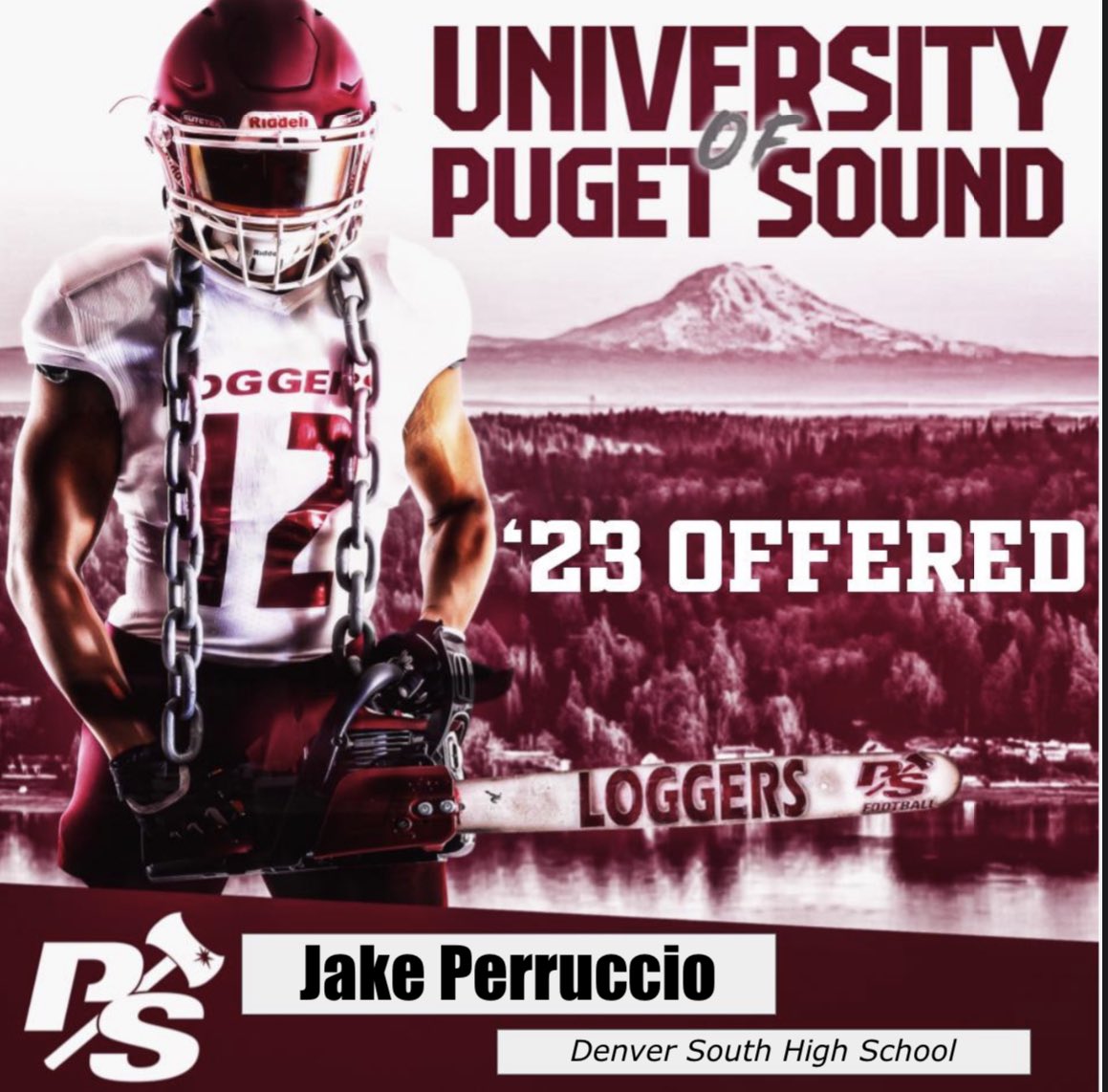 After a great conversation with <a href="/CoachCarskie/">David Carskie 🪓</a> I’m blessed to have received a offer to play football at <a href="/P_S_football/">Puget Sound Football</a>                                              <a href="/Coach_BakeOC/">Kyle Baker</a> <a href="/CoachMDSOUTH/">Ryan Marini</a> <a href="/IM_Sanchez29/">Isaiah Sanchez</a>