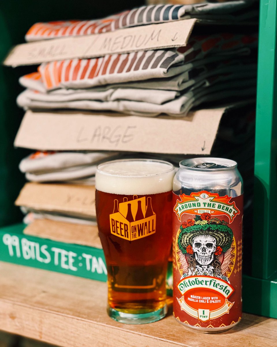 wehavegreatbeer's tweet photo. Stay cozy with a can of @atbbeerco Oktoberfiesta, their Oktoberfest with a hint of habanero spice, while wearing one of our brand new BotW Long Sleeve 👀 a fantastic Sunday afternoon combo!

#wehavegreatbeer #freshcans #chicagobeer #localbeer #beertower #beeronthewall #freshpour https://t.co/YFp5fdqzud