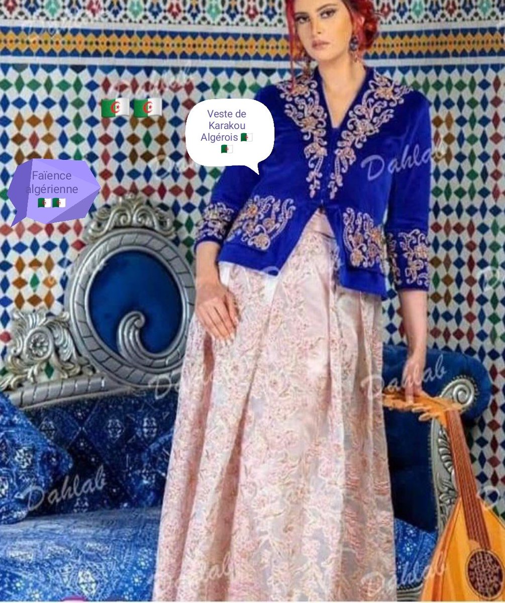 HouyemMe's tweet photo. La #CultureDz 🇩🇿 que le temps a fait croître & embellir
#FaïenceDz
#Tenues_traditionnellesDZ
#Mahbes, un bol indispensable dans le trousseau de la mariée..
Sa mère le remplissait de gâteaux et lui rendait visite le jour du #Aid_Elfitre https://t.co/6kD9LkiiWZ