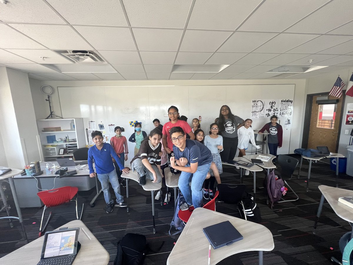 The sweetest students are found at Coppell Middle School West. 
I came into my classroom with a wonderful note on the bored that said “Ms. A is the best teacher”and they all signed their name and gifted me a wonderful skittles treat❣️