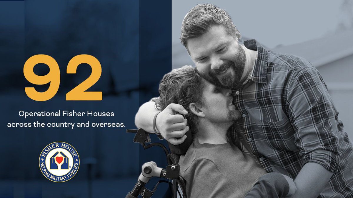 FisherHouseFdtn's tweet photo. There are currently 92 Fisher Houses operating across the U.S. and overseas. Currently 4 houses are under construction, and we are on our way to 100 houses by 2024! #OTRT100 #FisherHouse100 https://t.co/8OBkfcVVpG