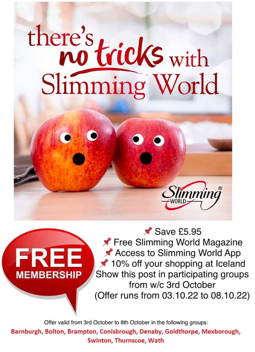 PM for more details 
#SlimmingWorld #mexboroughbusinesscentre
#weightloss
#tastethefreedom
#slimmingworldjourney