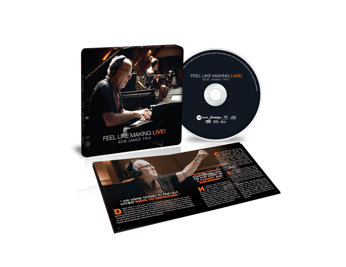 BobJamesMusic's tweet photo. Get the Super Audio sound with FEEL LIKE MAKING LIVE!
Discover more @ Link in Bio...
---
#BobJames #jazz #concert #FLML #BobJamesTrio #sacd https://t.co/AK5ilEz9Zd