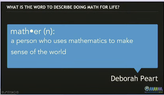 teedjvt's tweet photo. "Math deserves a verb" -Deborah Peart
YES!!!
👏👏👏👏👏👏👏👏
and a noun!
@Debpeart1 #Math #NCTMLA22 @NCTM #ShadowConVI https://t.co/EAtqL1jlOU