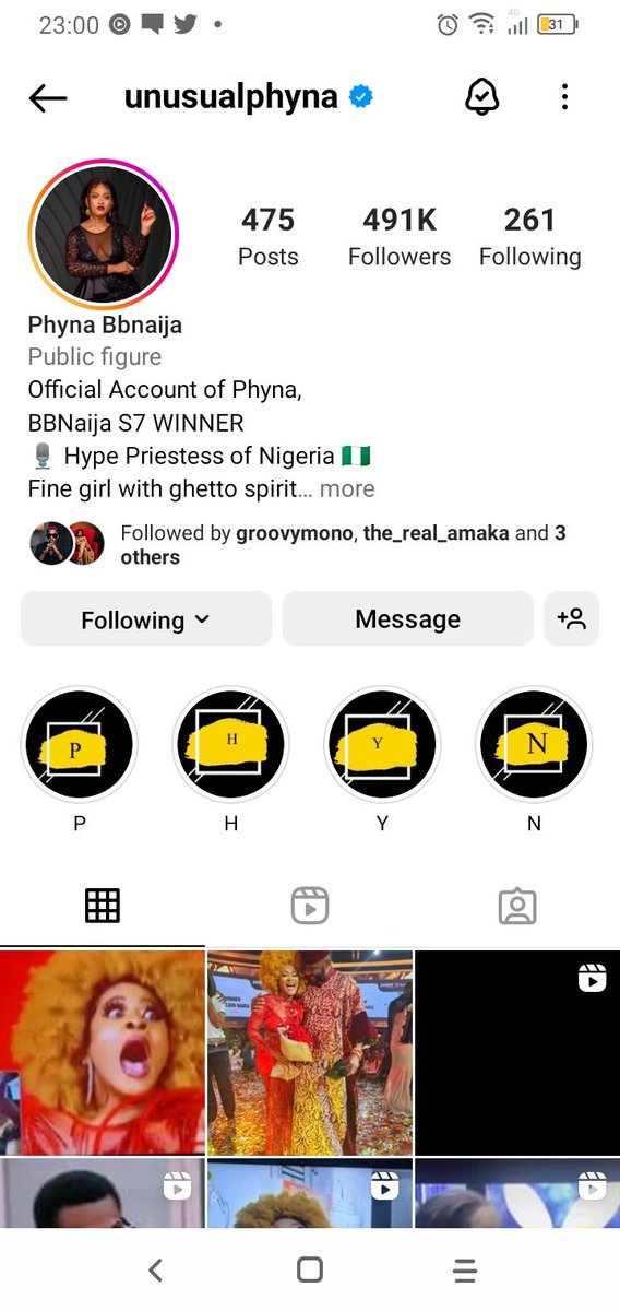 _Lemow's tweet photo. so Phyna gained over 100k followers in less than 2 hours? the last time I checked she was on 368K followers before she was announced the winner!! Congratulations Phyna . Super proud.🥺🥺❤️❤️ @unusualphyna 

#BBNaija 
#BBNaijaFinale https://t.co/4RwHFeGs3i