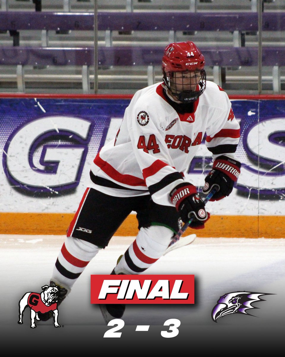 UGAHockey's tweet photo. Final in Niagara. The Dawgs will be back in Athens against Auburn on Thursday! https://t.co/rVAB3Y7uwx