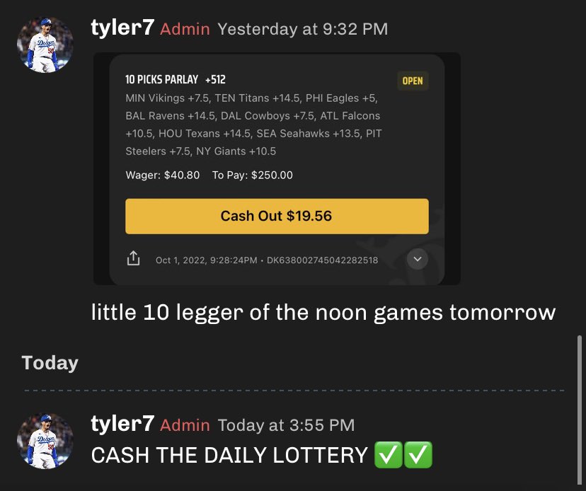 VoltagePicks's tweet image. CASH THE DAILY LOTTERY 🎯
10 Leg +512 FREE WINNER ✅

Posted in our CHALKBOARD for FREE
Join to start cashes on our plays ⬇️

links.chalkboard.io/join-board/MzY…