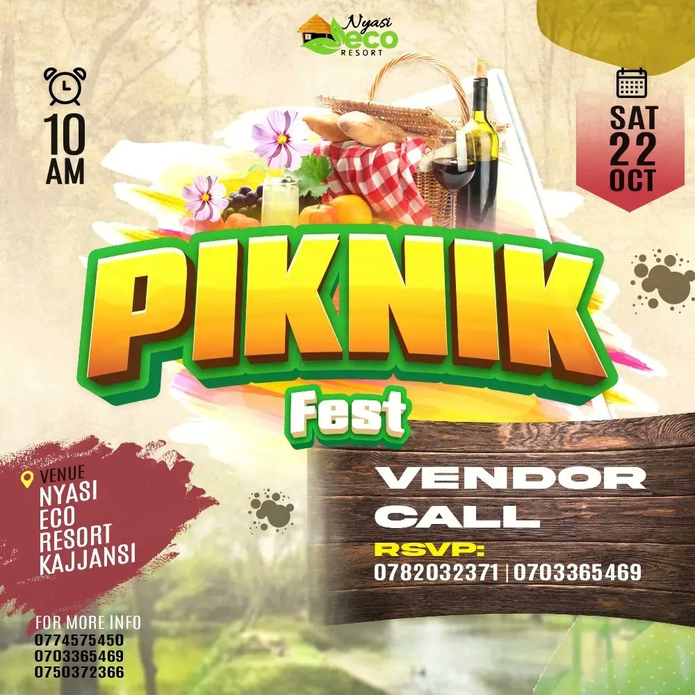 piknikfestug's tweet image. Get ready for an action-packed #Piknikfest experience! as your favorite artists serve you with Big hits. Buy your early bird tickets today via 
qkt.io/Piknikfest22

#22nd #october #Nyasiecoresort
🔥🔥