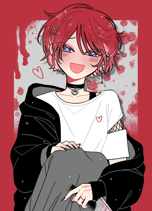 ヤンデレ彼女

インスタのフォロワーさんと一緒に考えました
#イラスト  #ilustration  #オリジナル 