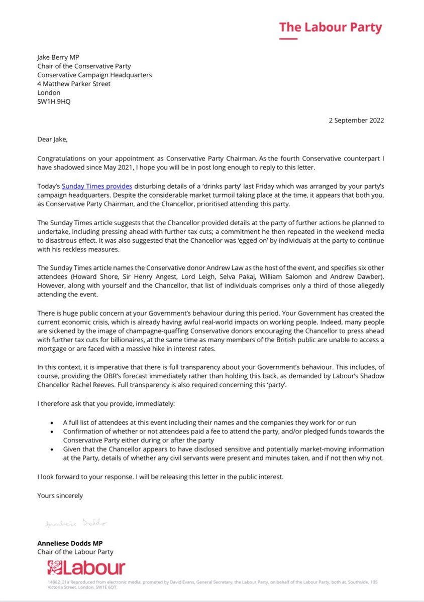 Tory Party Chair Jake Berry is now being asked some very difficult questions. He’s in this up to his neck. We want answers, Jake. #ToryCorruption