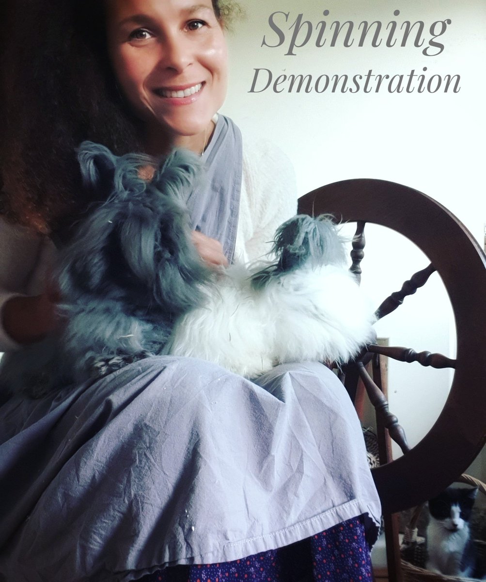PippaPixley1's tweet photo. Would your setting like to meet the angoras and learn all about the history of spinning wool with a live demonstration?
Then do get in touch to book a visit.
#spinning #angora #wool #spinningworkshop #carehome #school #arts #heritage #ethical #angoras #wool #fibreart #fibre https://t.co/APlbdcB6JR