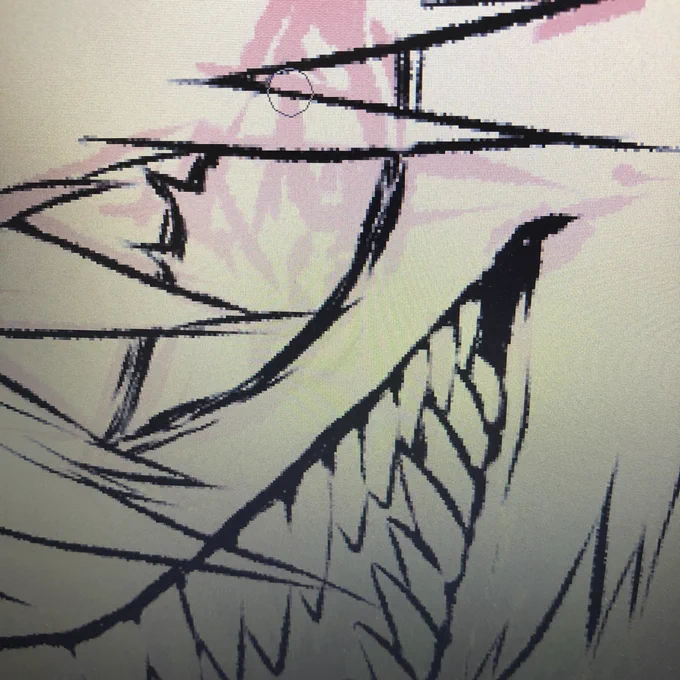 線、秒で飽きる為描き込みながら描く… 