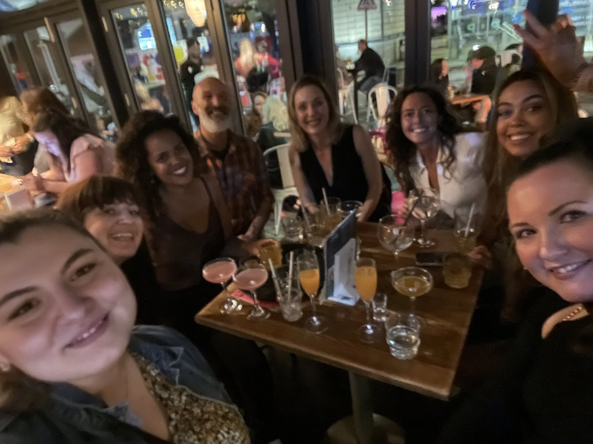 AForeman90's tweet photo. Lovely evening with these beautiful people. Always good for the soul to get out dancing, having a giggle and making memories 💖 https://t.co/8AgJ5oO0by