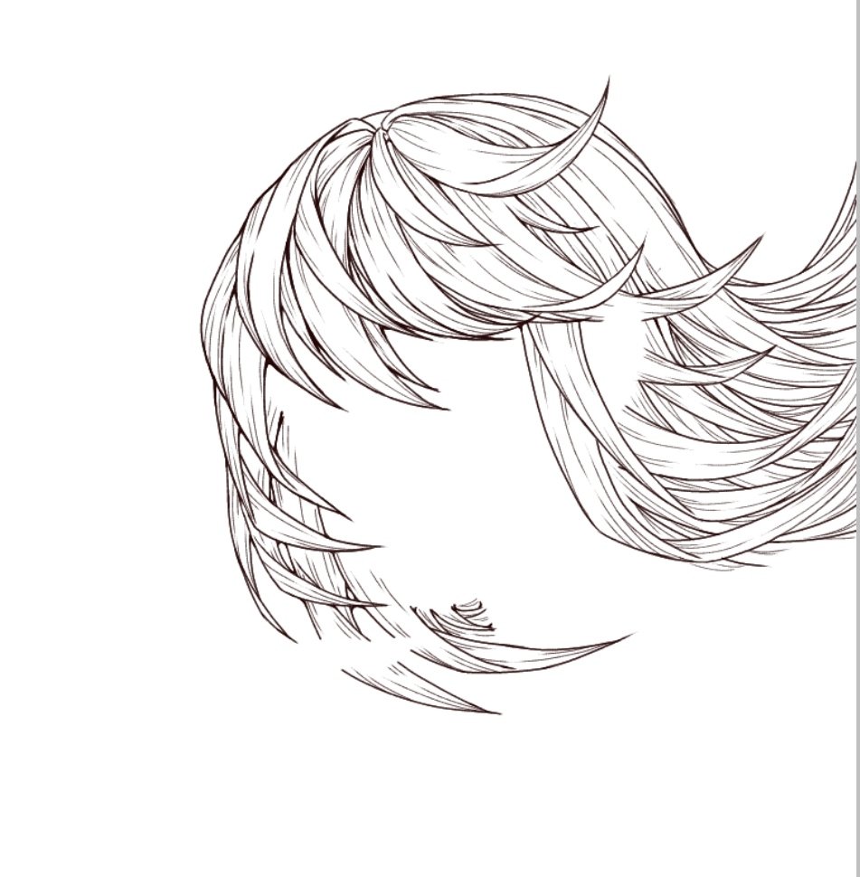 NumNum231020's tweet photo. Chiếc tóc tống gần 4 tiếng để tỉa🥹 #ArtistOnTwitter #Artist #artwork #sketch #wip https://t.co/81BEfeyaS5