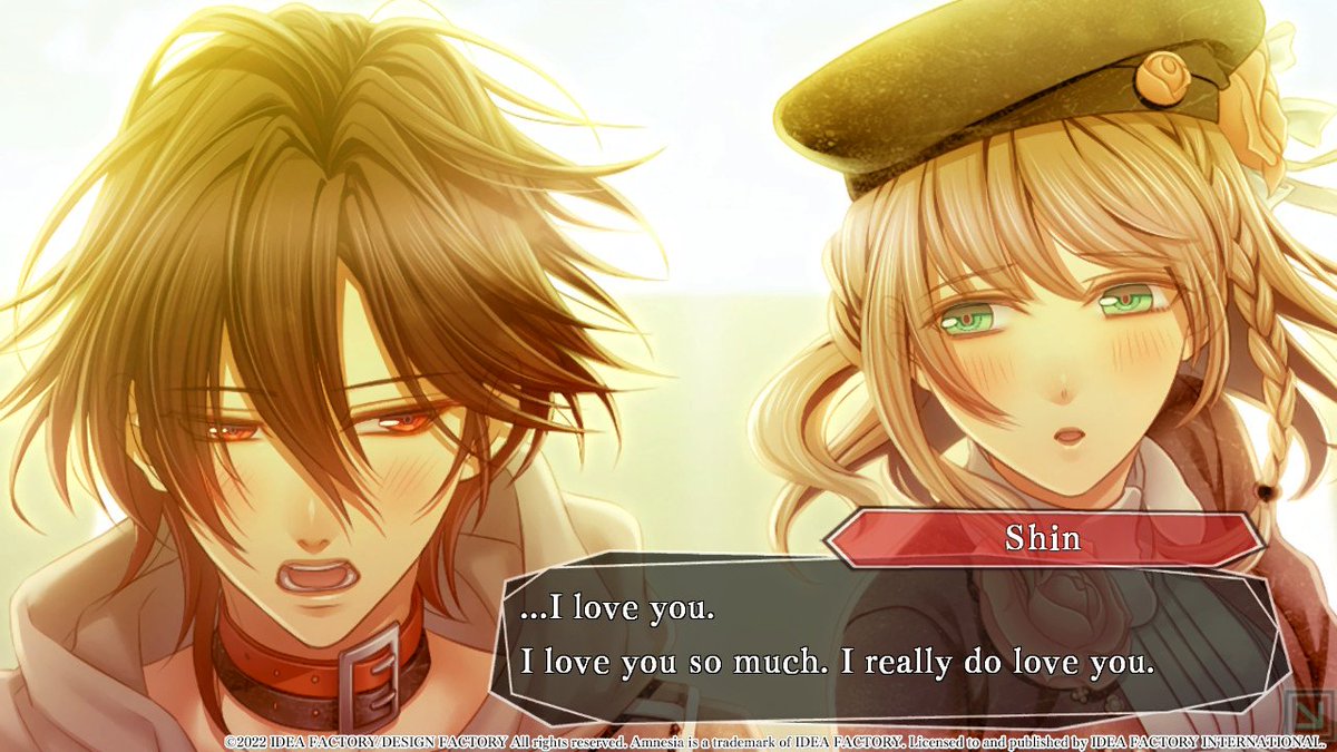 Pelogsan's tweet photo. So, thats the best ending for Shin. Kind of sweet but nothing super special. It was and ok route! Time to do his normal and bad endings... ๐ #SweetAmnesia https://t.co/WTv6tO8JVg