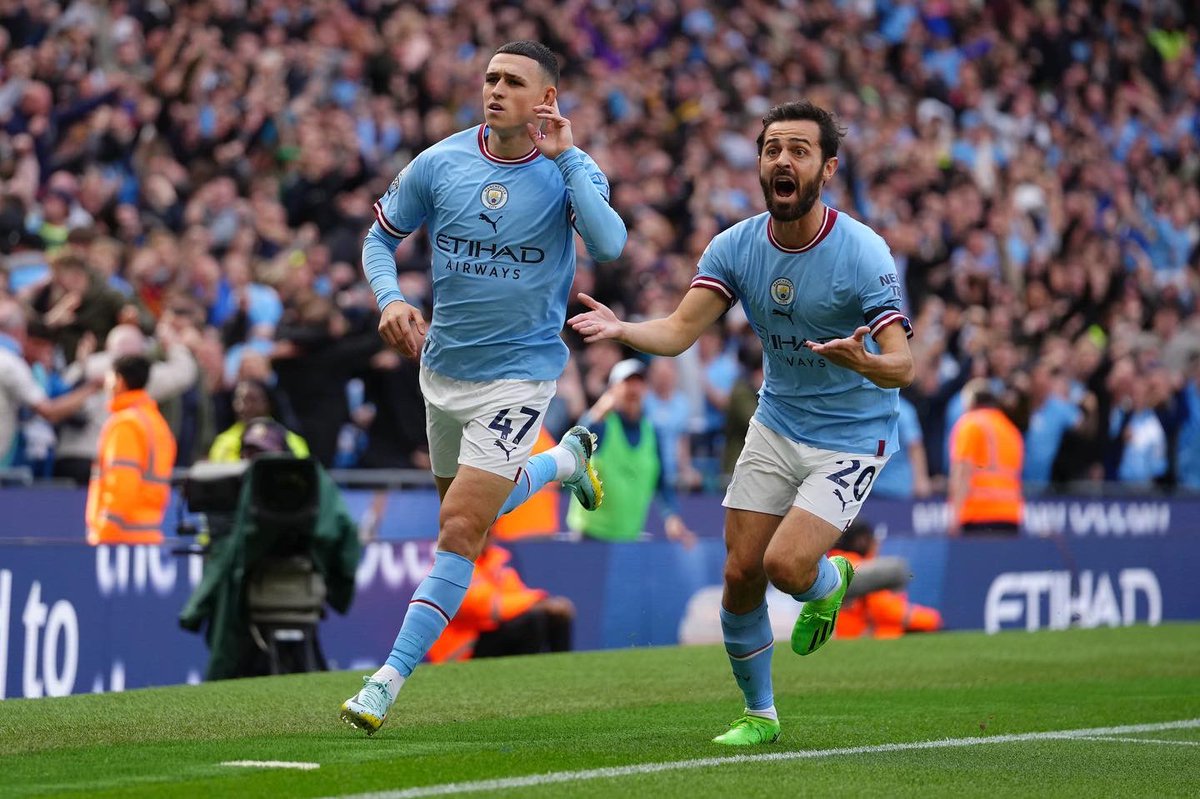 BernardoCSilva's tweet image. Enjoy the day blues! 🔵
Massive 3 points! Congrats to @PhilFoden and @ErlingHaaland 😄