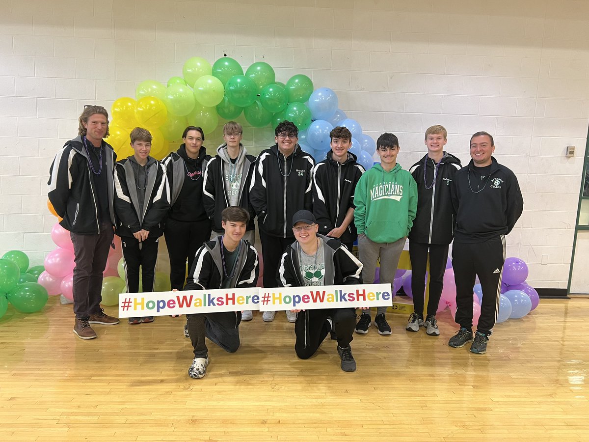 CoachLanahan's tweet photo. Herkimer Soccer Teams participated in the Out of the Darkness Community Walk this morning at HCCC. A walk that  provides an opportunity to acknowledge the ways in which suicide and mental health conditions have affected our lives and the lives of those we love and care about! https://t.co/NYhwOP5yVI