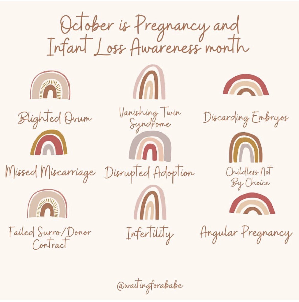 A tough month but an important month to support each other 🤍🌈