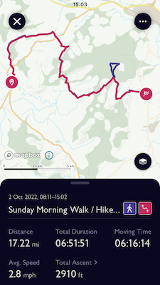 TakasakiAndy's tweet photo. Shire wanderings. Leintwardine to Richards Castle this morning, with a side quest that brought it to 17 miles, the longest on the trail. 14 routes down, just 1 more to go, the next will take me into the heart of Mordor (Ledbury). #FollowTheApple #HerefordshireTrail https://t.co/AQwibyzWwc