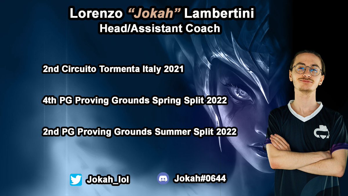 I'm still contracted to @webidoogaming until November, but i've been allowed to explore options for the spring split 2023.
Mainly looking for Div1/2 
References: <a href="/Aleks7_lol/">Aleks</a> <a href="/Light4543/">Light</a> + Players i've worked with
lol.fandom.com/wiki/Jokah
❤️&amp;🔃 Highly appreciated