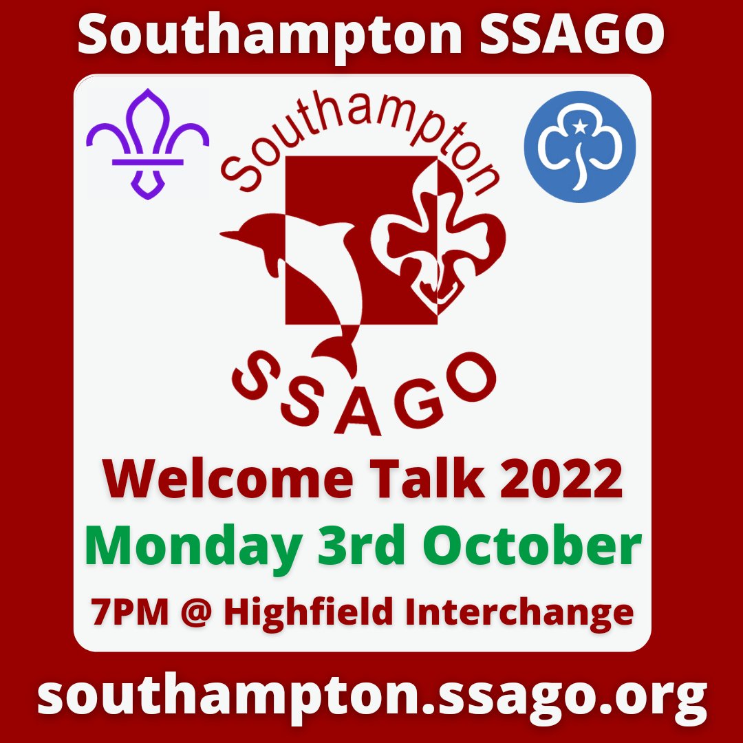 We'll be holding this year's Southampton #SSAGO Welcome Talk tomorrow at 7PM. Meet us at the Highfield Interchange to find out more about the events we undertake, the opportunities we offer and how you can get involved! ❤️