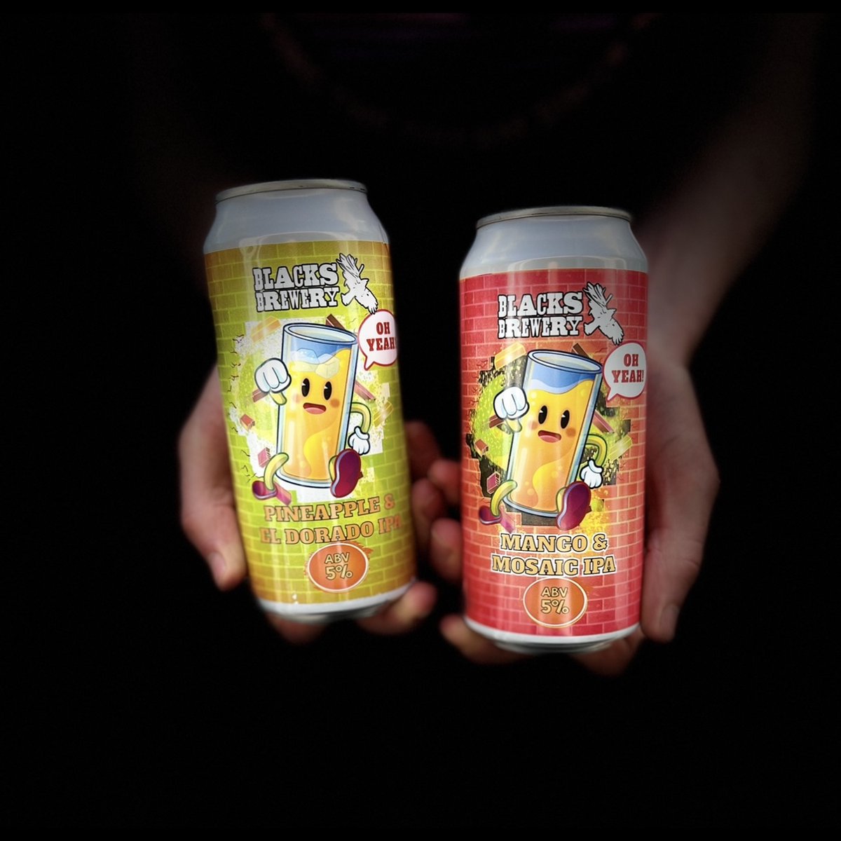 BlacksBrewery's tweet photo. New kids on the block 🥭🍻🍍

#blacksbreweryanddistillery #MangoIPA #PineappleIPA #beerlovers #beerstagram #craftbrwery https://t.co/kXPgugF3ML