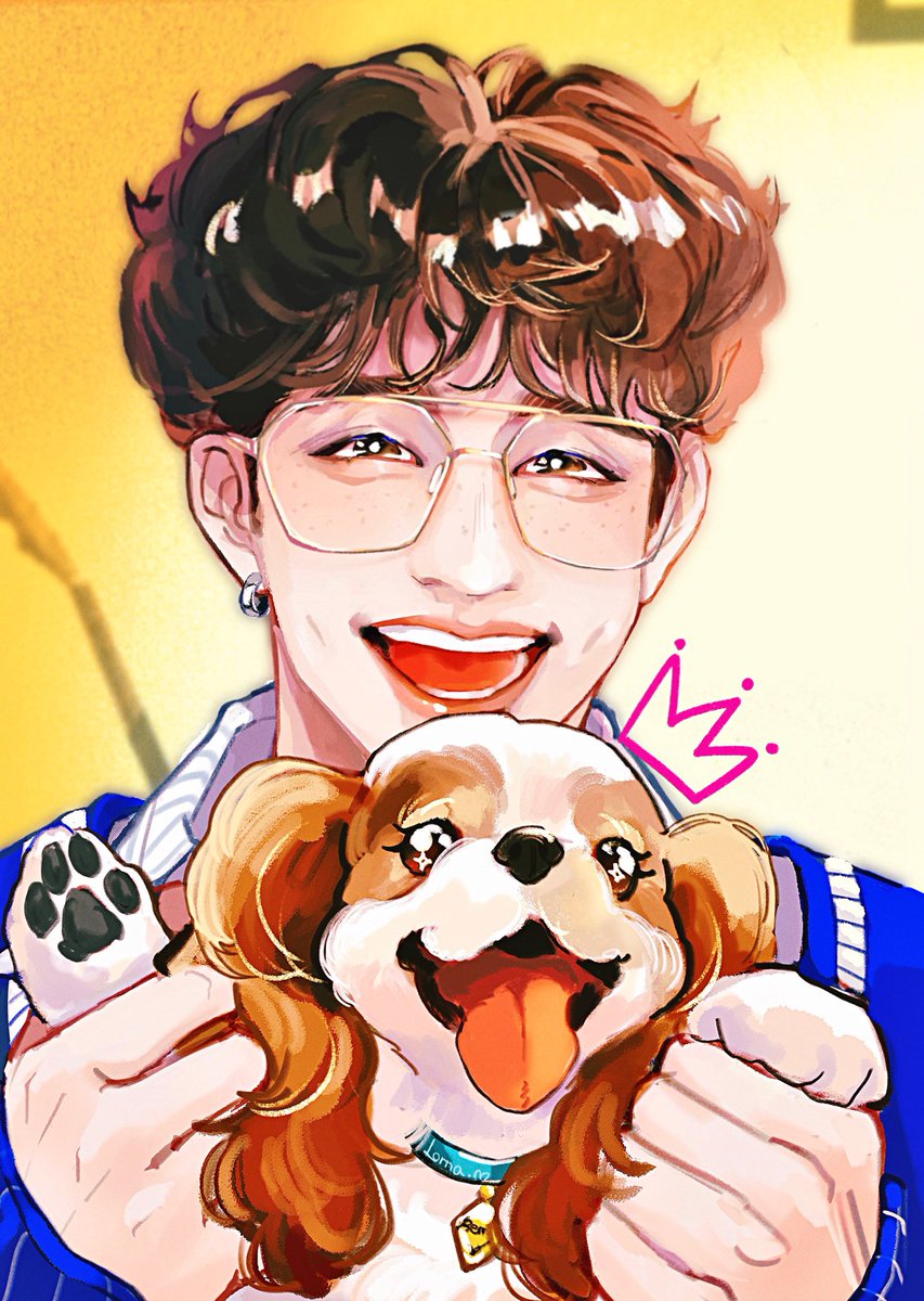 「美梦都去找灿尼吧#HappyBangChanDay#우리도_언제나_찬이를_지켜」|🧭lornamoose🦌💘のイラスト