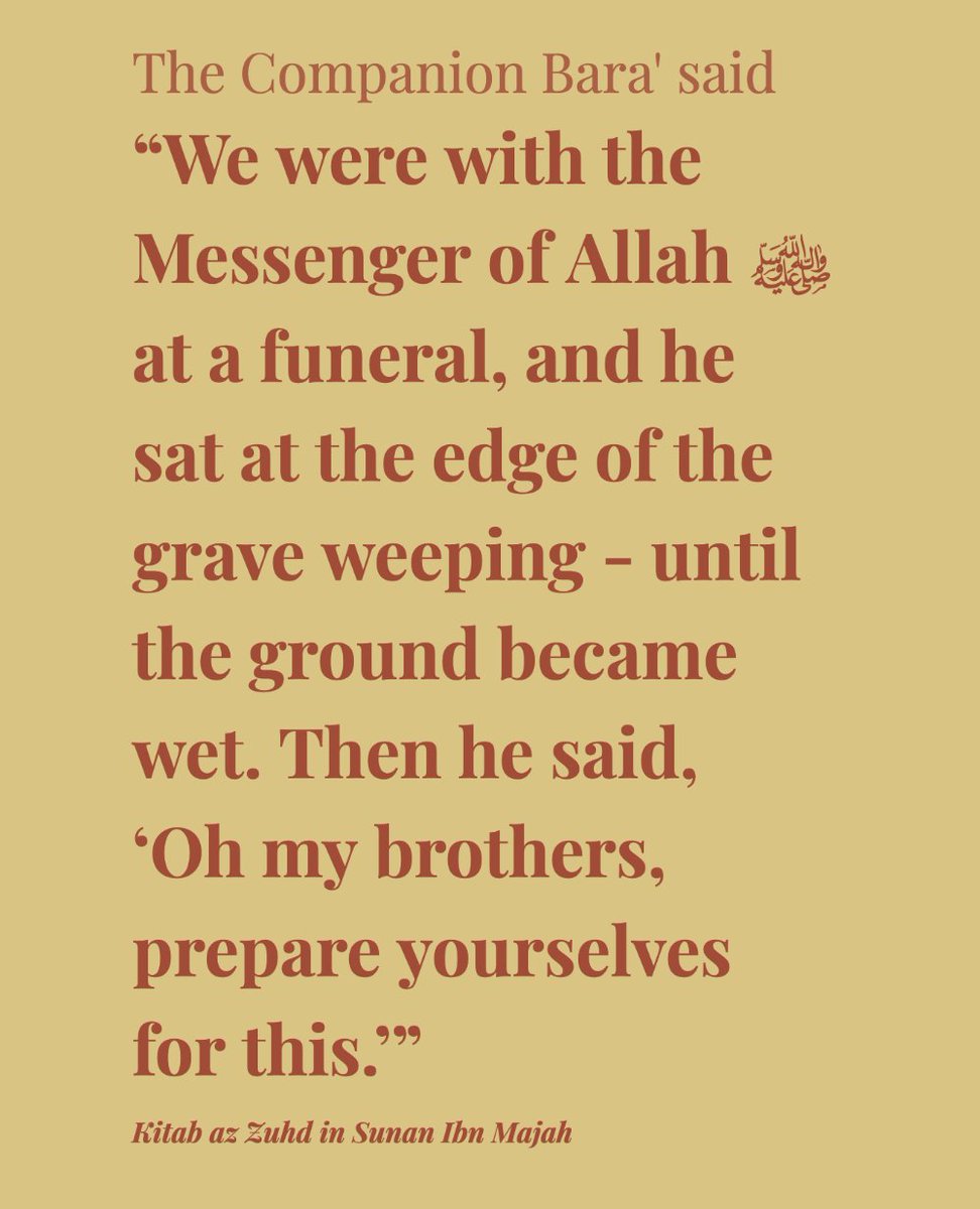 The Prophet ﷺ was gentle, kind, compassionate, lighthearted, and was the easiest person to get along with and speak to - but there were times in which he took an opportunity to remind those around him of the realities of life and the afterlife.