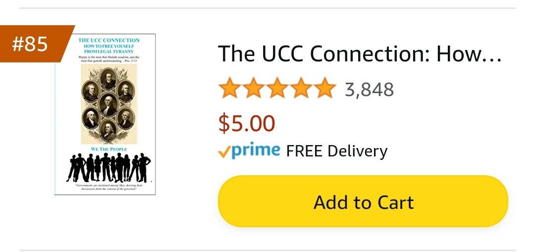 rothschildmd's tweet photo. Two of the top 100 books on Amazon are self published sovereign citizen pamphlets from 2013 that promise readers they can discard their "government strawman" and reap total freedom from federal law. Buyers are sure to be let down because none of that is real. https://t.co/us5Ds5xks6