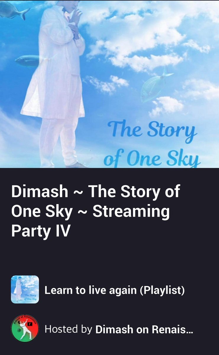 Di_Renaissance_'s tweet photo. We keep celebrating the release of #TheStoryOfOneSky by @dimash_official 🎶🎶🎶
We invite you to join Dimash~The Story of One Sky🕊️ Streaming Party IV 🤩🎧
Join us, Dears 🤗
#EveryDearCounts
#DimashonRenaissance https://t.co/ytuvIh2ceu