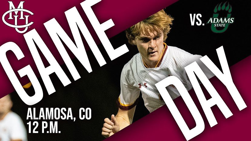 GAME DAY FOR THE MAVERICKS🔥 

🆚 Adams State
🕚 12:00PM
📍 ASU Soccer Field | Alamosa, CO

#MavUp | #RumbleMavs 🤘⚽️