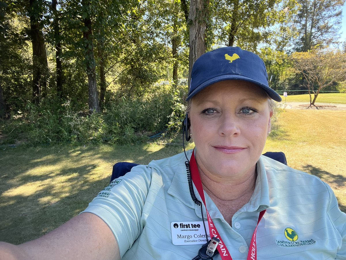 MargoColeman's tweet image. Fabulous day @Sanderson_Champ  with @FirstTeeMS  #volunteer #firstteecentralms #SandersonFarmsChampionship #youthgolf #golf #charactertraits