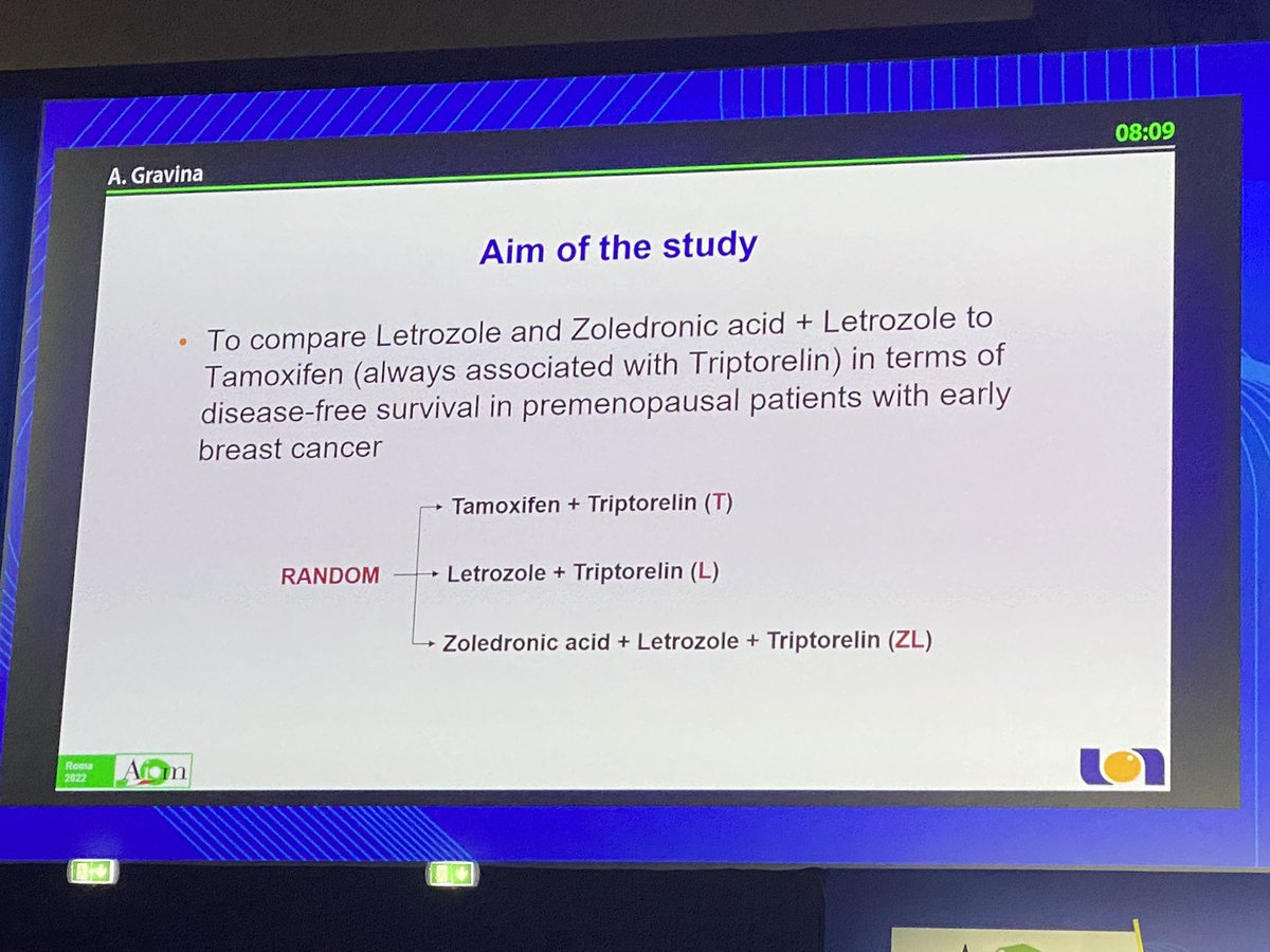 matteolambe's tweet photo. Updated 8-year follow-up data from the #HOBOE trial just presented at @AIOMtweet #AIOM22 by the group of @fperrone62: more evidence to support use of GnRHa+AI (+/- zoledronic acid) in high risk premenopausal patients with HR+/HER2- #BreastCancer (not in #HER2+)
@OncoAlert #bcsm https://t.co/JhKhqvp1kw