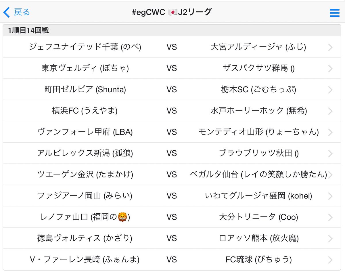 eg_CWC's tweet photo. 【#egCWC 🇯🇵J2リーグ】
⌚️第13節終了 https://t.co/EJG1yQRPBn