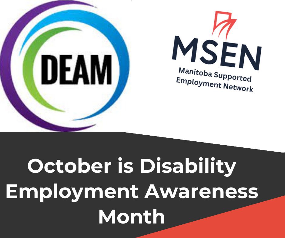 MSEmploymentN's tweet photo. October is Disability Employment Awareness Month! #DEAM https://t.co/3ZlxIDwp32