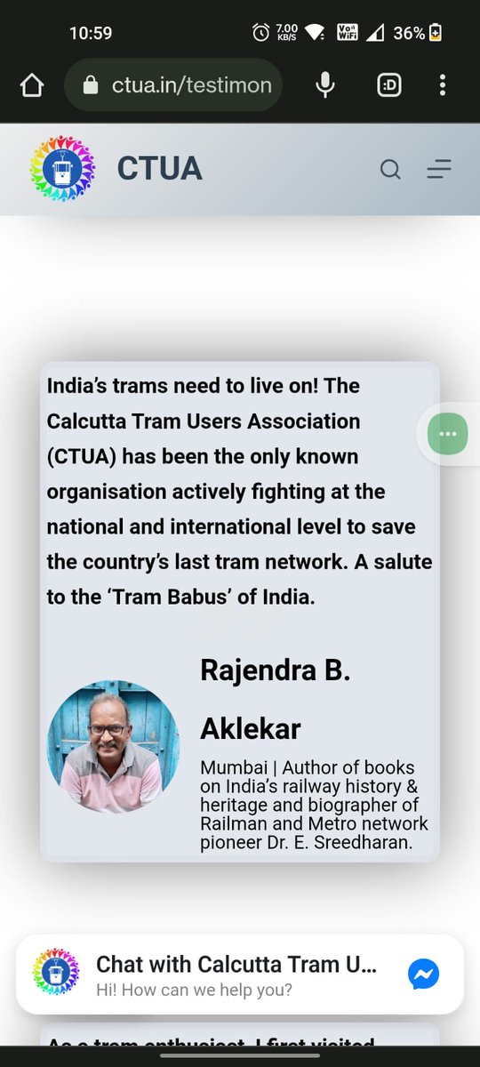 rajtoday's tweet photo. #SaveTheTrams
My testimonal for the @_CTUA_
The only known organisation actively fighting at the national and international level to save the country’s last tram network. https://t.co/A4cKKw6iN4