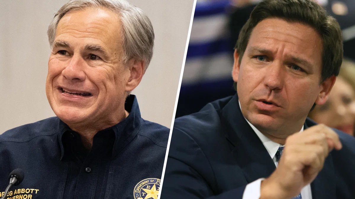 Matrix_Unloaded's tweet photo. @RoseSer38526924 @jimmyMSN_CNO @lauferlaw Greg Abbott and Ron DeSantis are two corrupt GQP governors who have done the same grift. #VoteThemBothOut https://t.co/h8jvHmIGhX