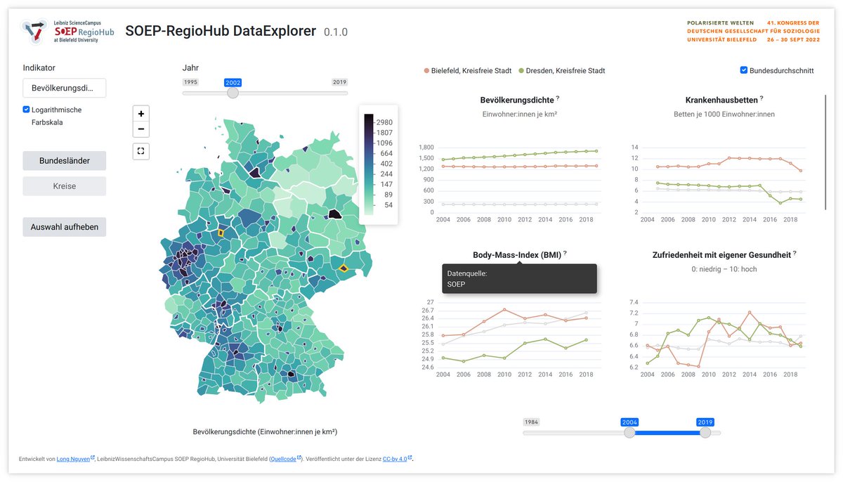 long39ng's tweet photo. The #rstats #shinyapp for exploring some German regional data is now available at https://t.co/VOj2dpWVw0 ✨

Both content and interface will keep getting updated! (Still only in German, but your browser can translate it into English 😅) https://t.co/LwUraki9eN