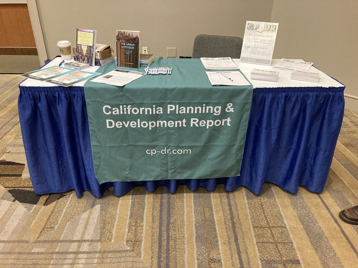Cal_Plan's tweet image. Come visit CP&amp;amp;DR at @ApaCalifornia conference! Table 1 in the exhibit hall. Subscription deals, books, free newsletter, and banter with CP&amp;amp;DR staff. 
#celebratingcommUNITY