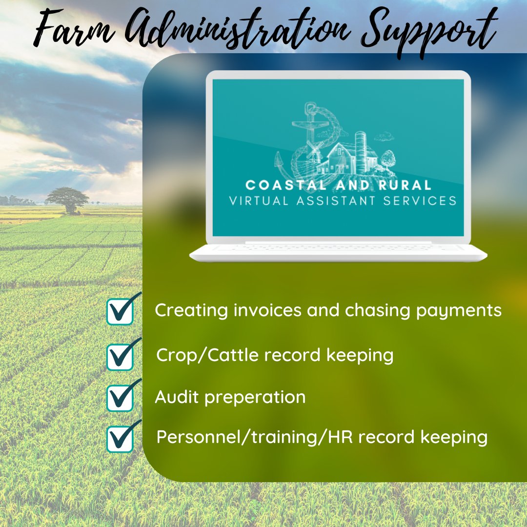 I can help with your #farmadministration. Contact me for further information or visit my website
crvirtualassist.co.uk
#norfolkfarmingsupport