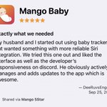 Photo by Mango Baby: Newborn Tracker with Siri 🥭👶 (@MangoBabyApp)