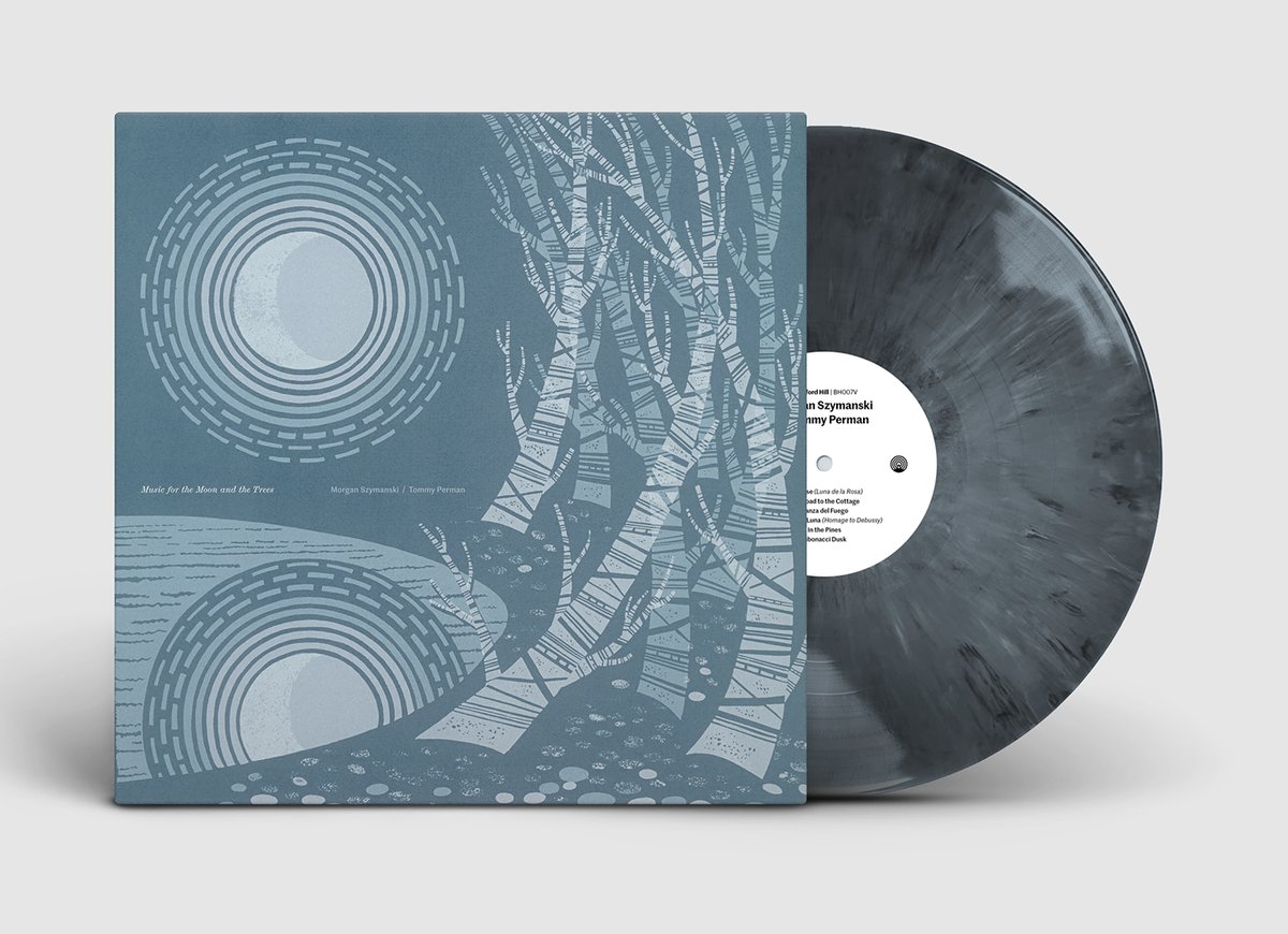 angielewin's tweet photo. I recently created a new screen print for the cover of @MorganGuitarra and @SurfacePressure's beautiful new album, 'Music for the Moon and the Trees'... https://t.co/CnQeslR3ty https://t.co/gy3ARkW43T