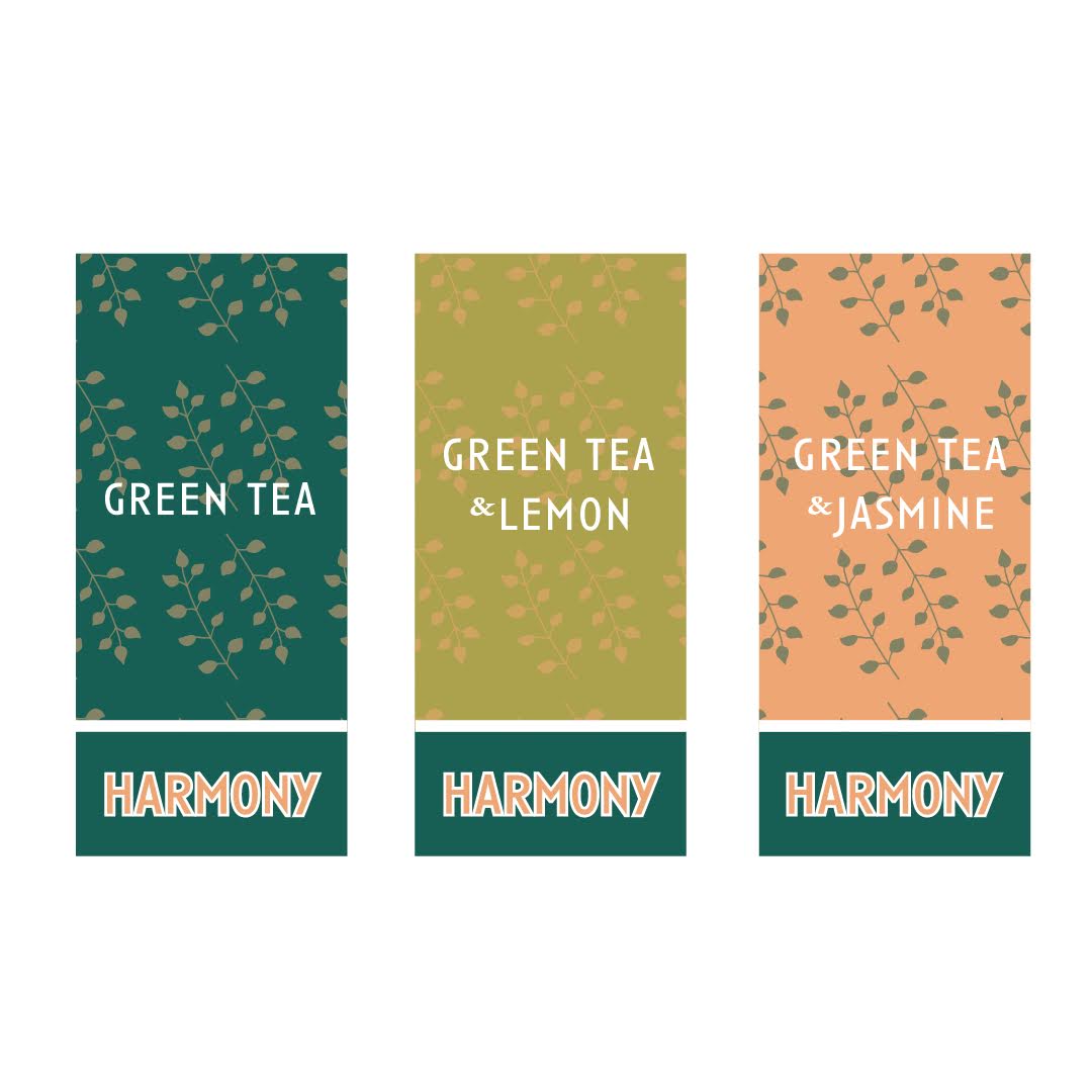 Sophieddesign's tweet photo. Harmony 🍵 Branding 
A company that makes and distributes authentic green tea, as well as a combination of green tea &amp; lemon and green tea &amp; jasmine.

I personally love green tea and lemon 🍋💚

#greentea #sundaytea #sundayvibes #packagingdesign  #GraphicDesign #branding https://t.co/SoKzlP4MHV
