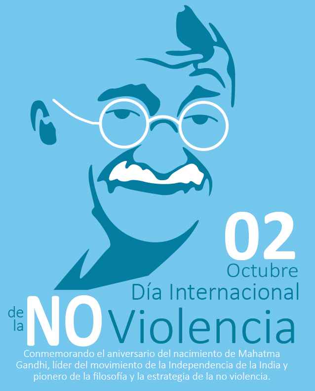 clima21_VE's tweet photo. Día  Internacional de la No Violencia. Día para reflexionar sobre la violencia entre los humanos y contra la Naturaleza #DiaInternacionalDeLaNoViolencia #Paz #PazPorLaNaturaleza #MahatmaGandhi https://t.co/AtSr9wluf1
