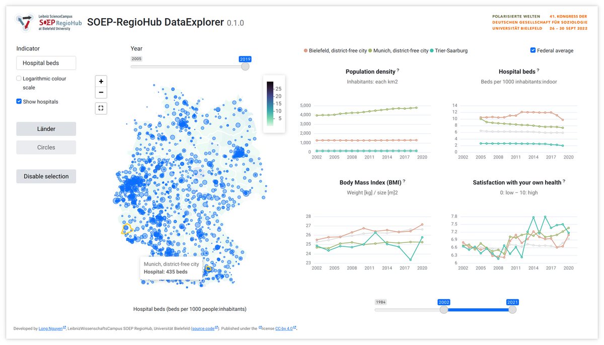The #rstats #shinyapp for exploring some German regional data is now available at long39ng.shinyapps.io/soep-regiohub-… ✨

Both content and interface will keep getting updated! (Still only in German, but your browser can translate it into English 😅)
