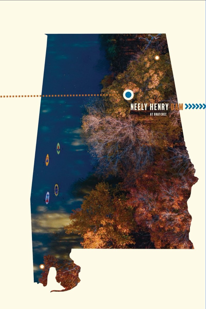 #AL650 #OnTheASRT: Welcome to day two! Racers have been in their boats for 24 hours. The front runners have already passed Ohatchee, a small city on the edge of Neely Henry Lake.