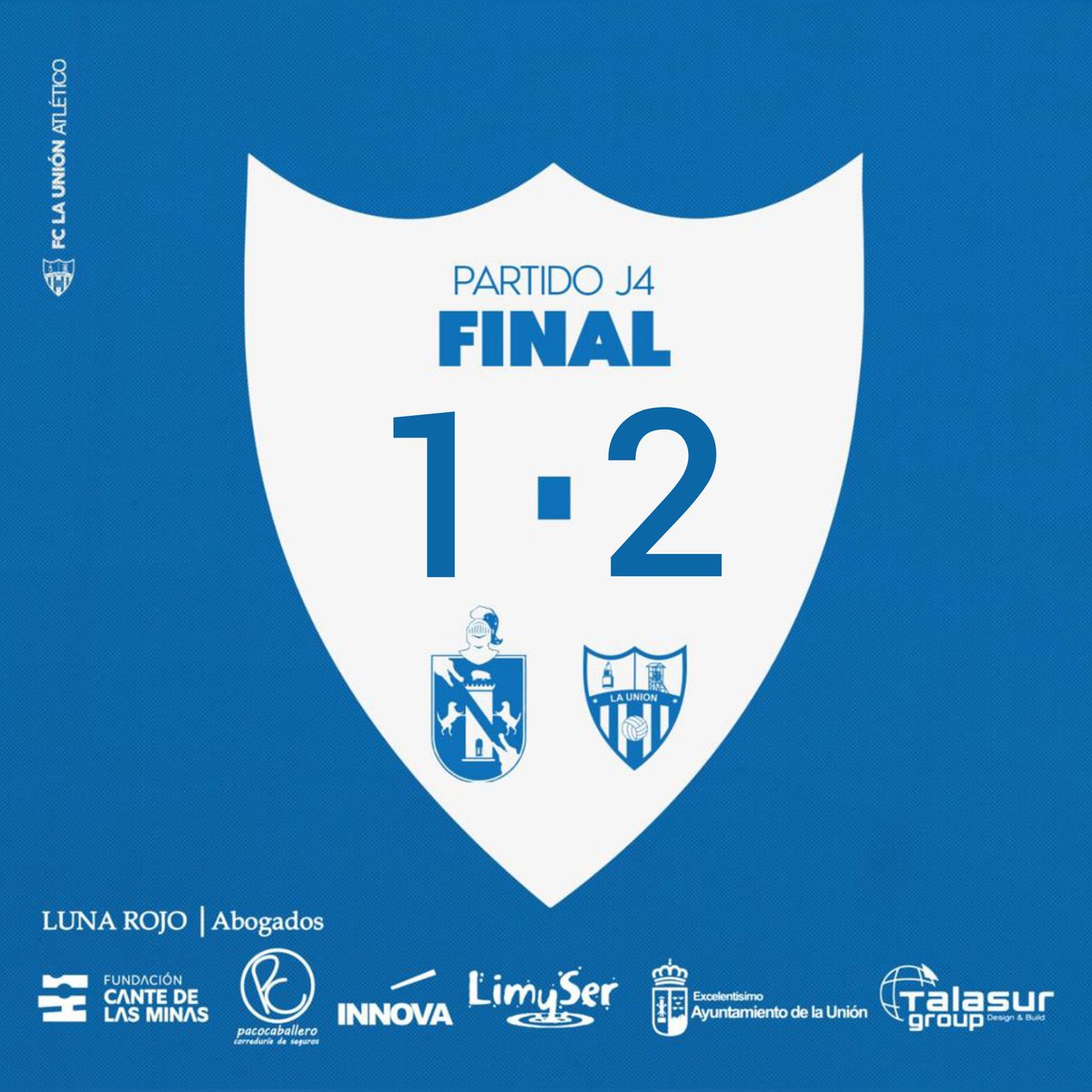 CDUMalacitano's tweet photo. ⏰ 90+4' //1-2// FINAAAAAAL DEL ENCUENTRO EN EL PALMAR GRACIAS A LOS GOLES DE @sergi5valls y @Dvaldeescavy!!!

➡️ 4 victorias en 4 partidos para sumar 12 puntos y colocarnos líderes en la clasificación de manera momentánea!!

#ElPalmarLaUnión https://t.co/jCCOzTZBP3