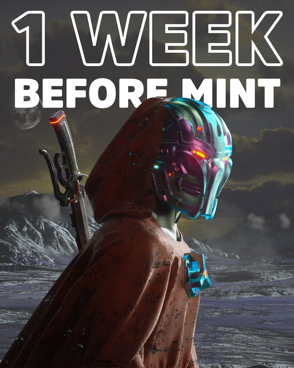 moonwalkersoff's tweet image. 1 WEEK BEFORE LAUNCH 🚀 
-
10x WL to win: Drop your discord ID &amp;amp; RT